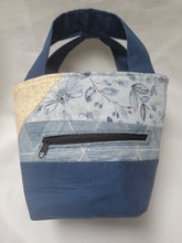 Load image into Gallery viewer, Splash of Yellow Zip Tiny Tote
