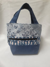 Load image into Gallery viewer, Merry Flowers Zip Tiny Tote
