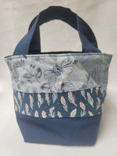 Load image into Gallery viewer, Merry Flowers Zip Tiny Tote
