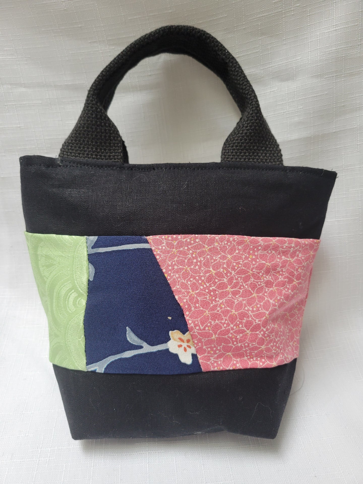 Pretty with Pink Silk Tiny Tote