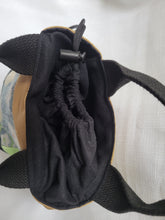 Load image into Gallery viewer, Gold and Flowers Silk Tiny Tote
