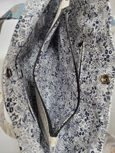 Load image into Gallery viewer, Tranquil Flowers Large tote bag
