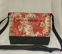 Load image into Gallery viewer, Vibrant Flowers Crossbody Bag
