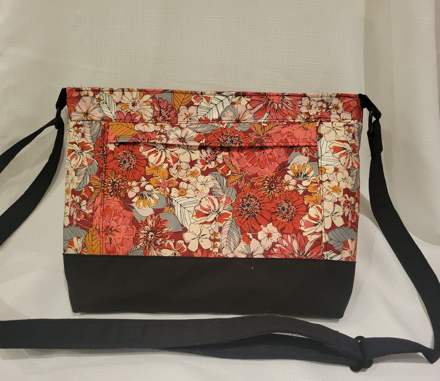 Vibrant Flowers Crossbody Bag