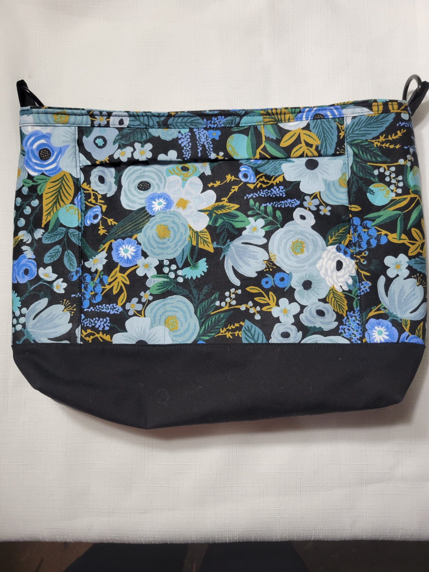 Blue Bouquet Crossbody Bag