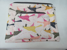 Load image into Gallery viewer, Cotton Rectangle Zip Pouches
