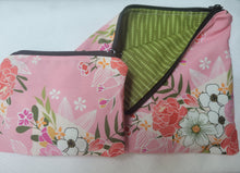 Load image into Gallery viewer, Cotton Rectangle Zip Pouches
